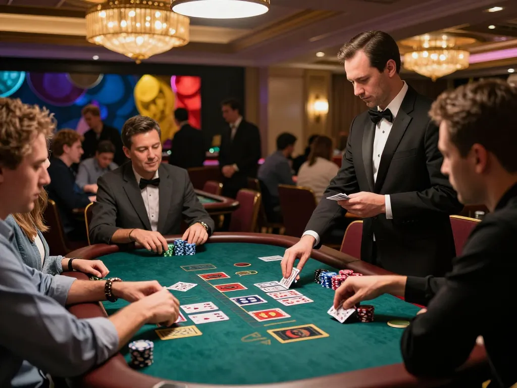 Experience high-stakes blackjack excitement at sc88seo casino with focused players and dynamic action.
