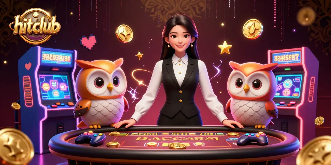 Join the hit club for exciting baccarat and gaming adventures with vibrant casino aesthetics!