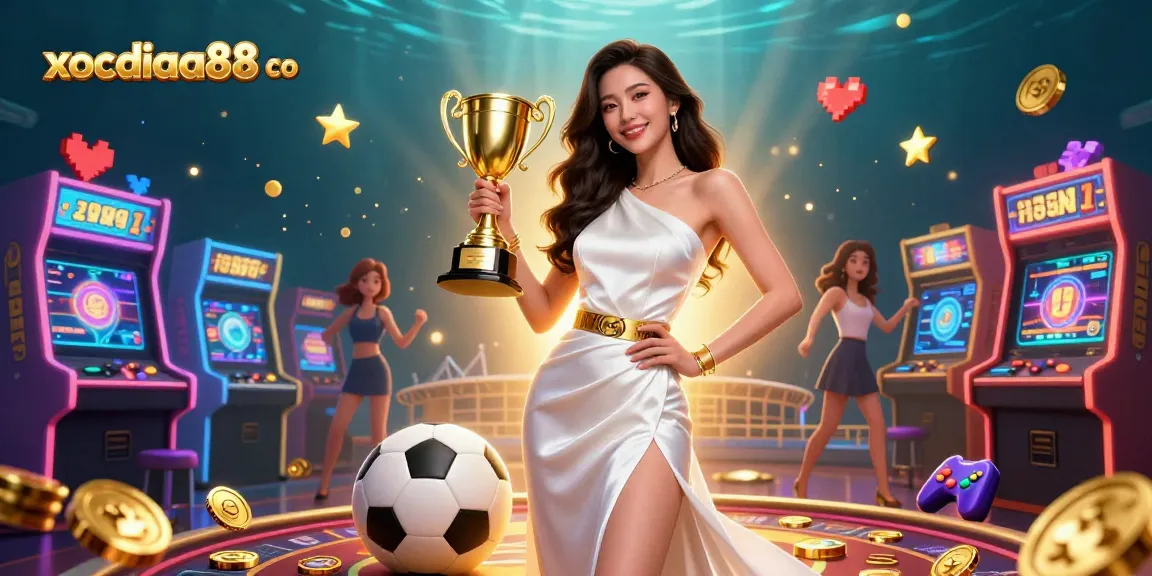 Experience exhilarating wins with xocdiaa88 co in this vibrant gaming scene showcasing casino excitement.
