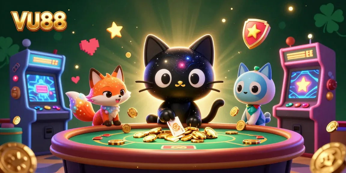 Experience thrilling gaming at VU88’s cosmic casino with enchanting characters, vibrant visuals, and dynamic gaming elements.