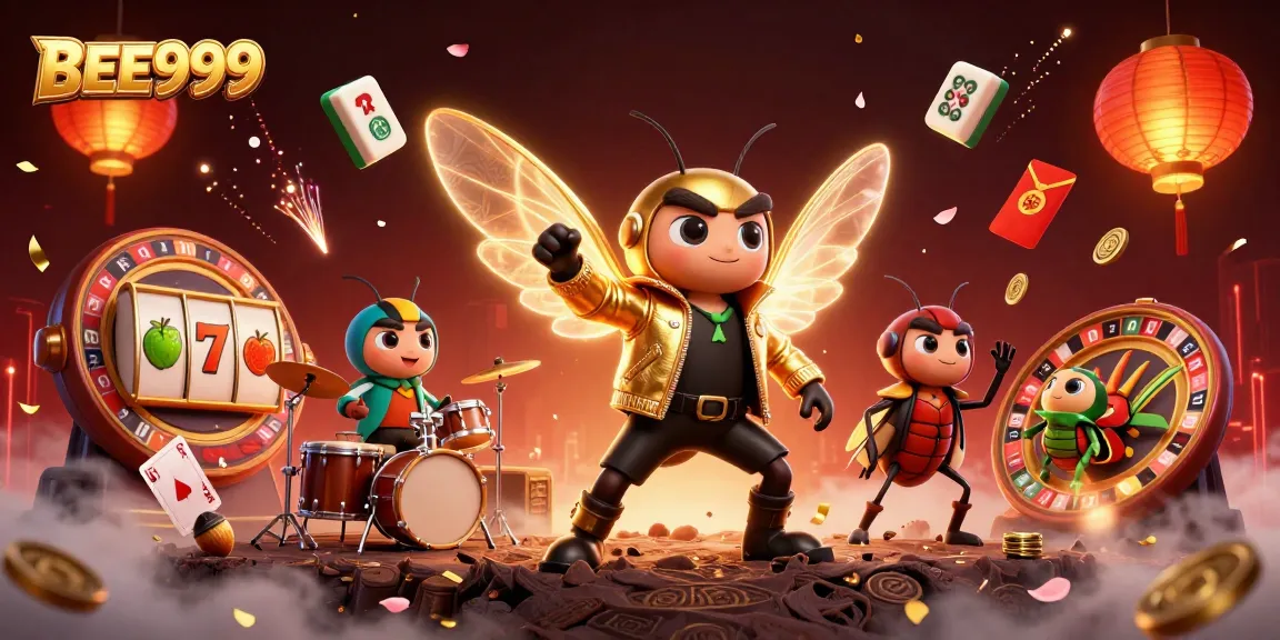 BEE999 offers a thrilling 3D casino experience with vibrant characters and dynamic gaming elements.