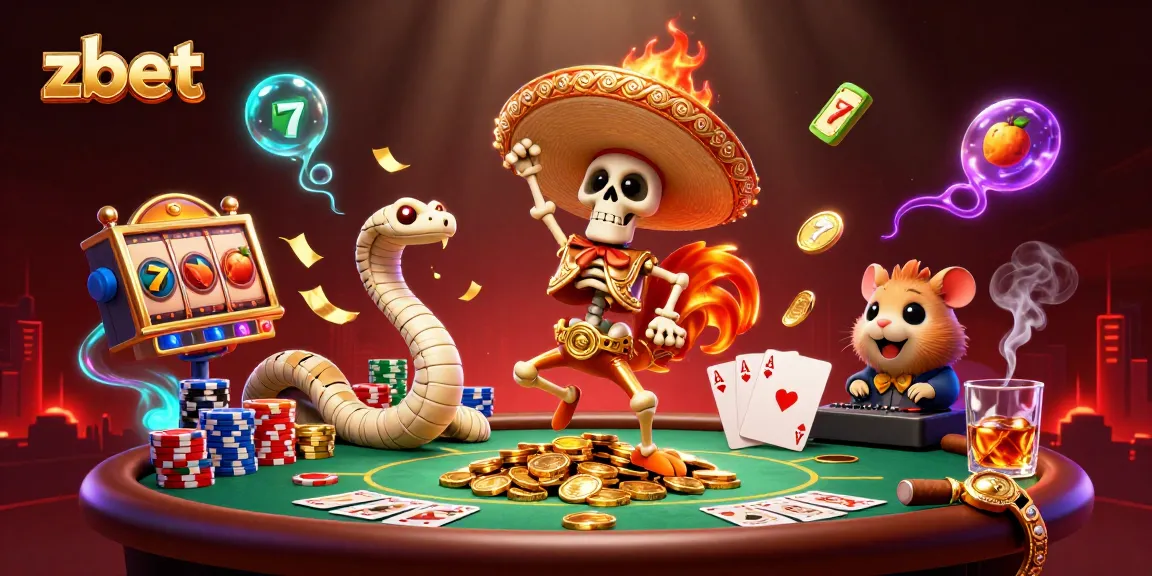Experience thrilling gameplay at zbet with vibrant casino elements and dynamic characters.