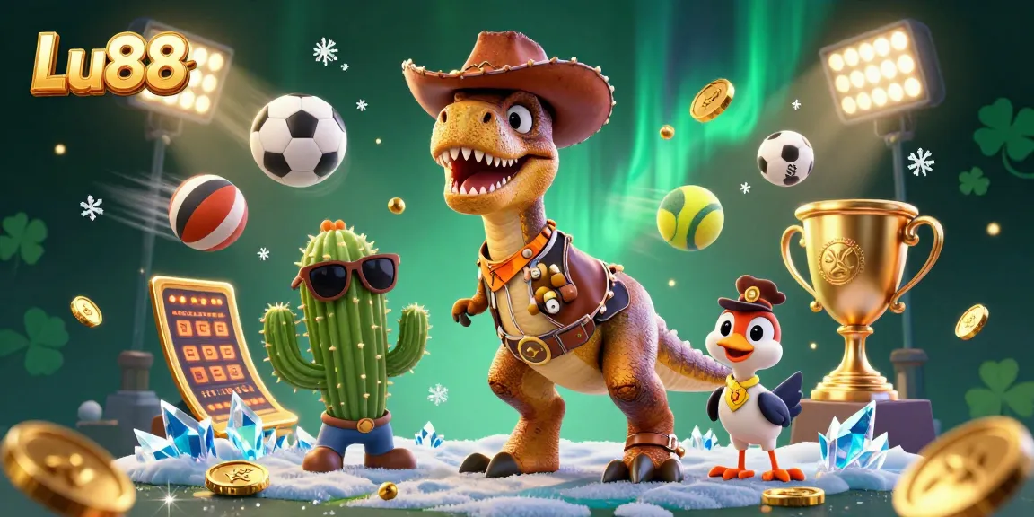 Experience thrilling gameplay at Lu88 with vibrant 3D characters and dynamic sports elements.