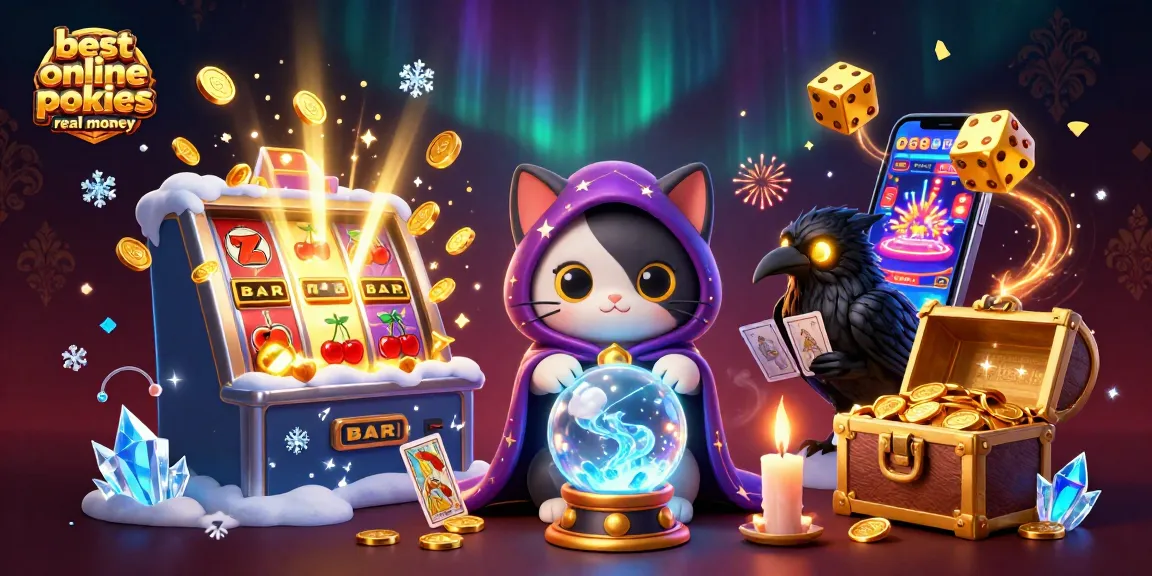 Experience the excitement of the best online pokies real money with vibrant 3D casino elements.