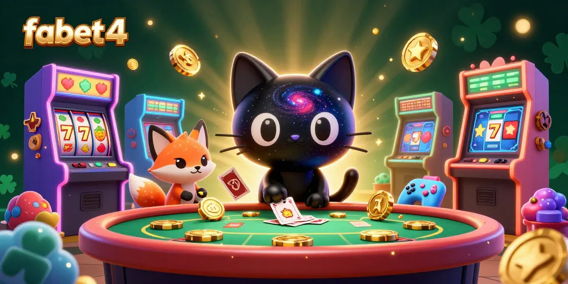 Experience the excitement of fabet4 as a black hole cat pulls in golden casino rewards!